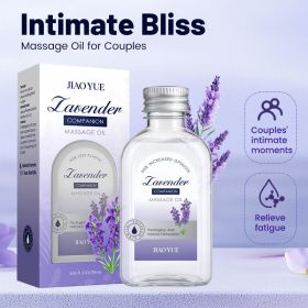 Aromatherapy Sensual Massage Oil for Couples - Relaxing Full Body Massage Oil for Date Night - Vegan Lavender for Massage Therapy Smooth Gliding
