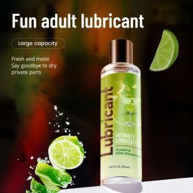 Water-Based Lubricant, Long-Lasting, Non-Sticky, Safe for Toys, Ideal for Men, Women, and Couples, Lubrication Gel for Toys, Large Volume, Gentle (flavor: Mojito)